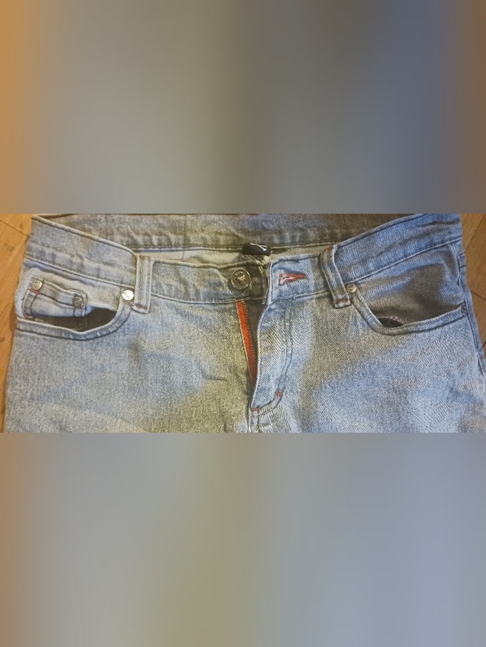 Vintage Beauty Fiend Cuffed Capri Jeans Y2K Mall Goth Punk S - Picture 6 of 6